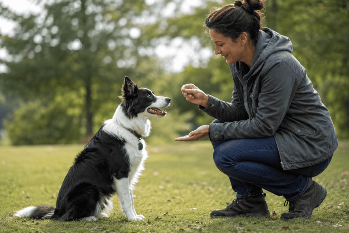 Hundetraining mit positiver Verstärkung zeigt, wie Konsequenzen Verhalten, Lernen und Motivation beeinflussen.