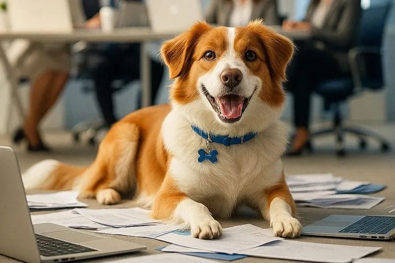 Ausbildung für Bürohunde bei unterHUNDs im Saarland