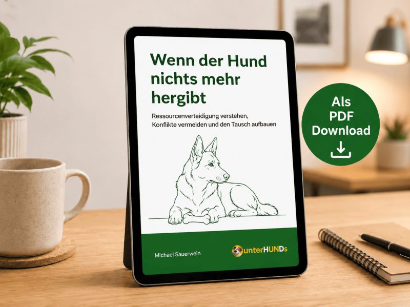 Titelseite des Arbeitshefts Wenn der Hund nichts mehr hergibt