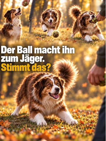 Der Ball macht ihn zum Jäger. Stimmt das?