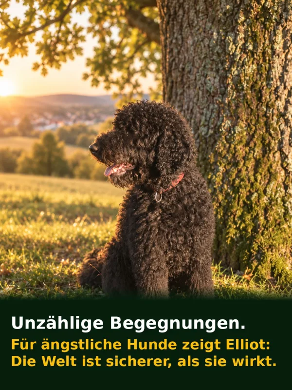 Elliot begleitet seit Jahren unzählige unsichere Hunde – viele davon aus dem Tierschutz.