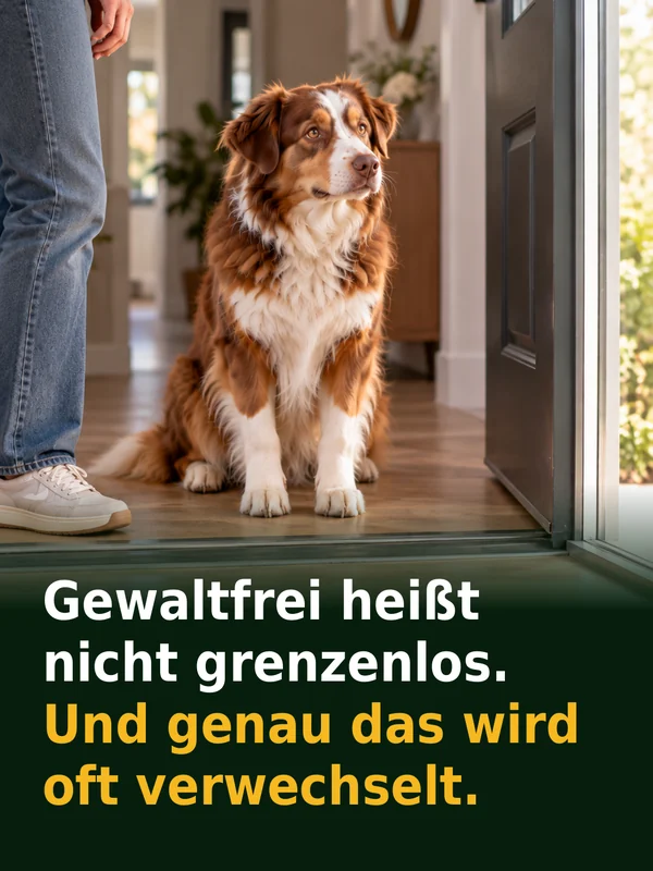 Gewaltfrei heißt nicht grenzenlos. Und genau das wird oft verwechselt.