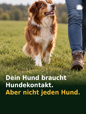 Dein Hund braucht Hundekontakt. Aber nicht jeden Hund.