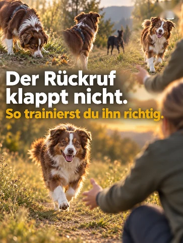 Der Rückruf klappt nicht. So trainierst du ihn richtig.