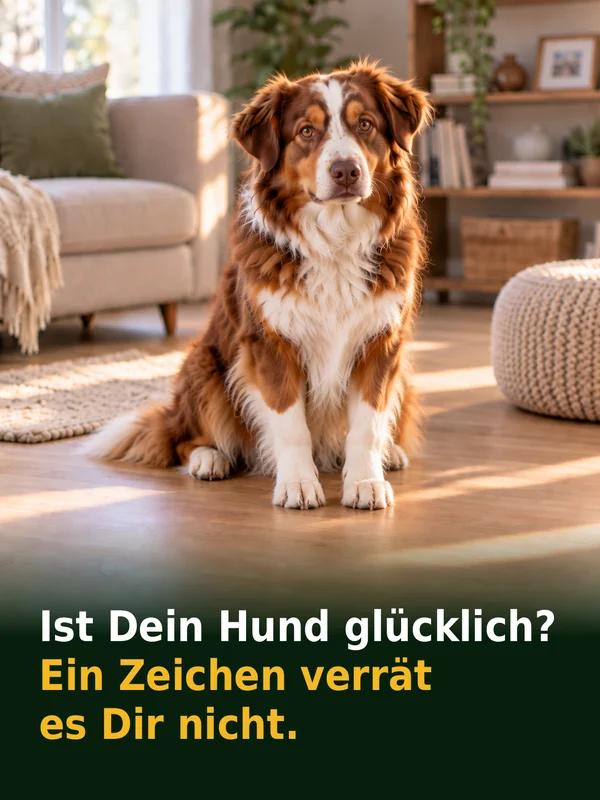 Ist Dein Hund glücklich? Ein Zeichen verrät es Dir nicht.